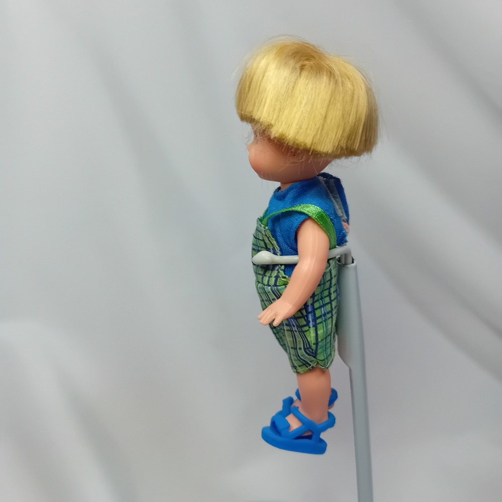 1996 VTG Y2K Tommy Baby Brother Of Ken Kelly Barbie Friend Babydoll Redressed 4" - Picture 8 of 14